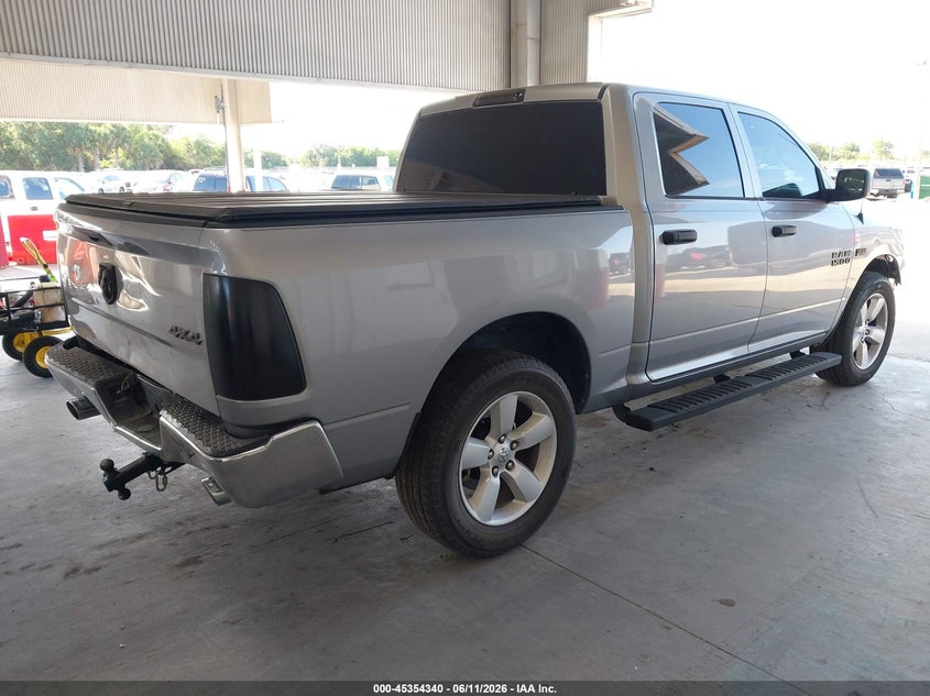 2021 Ram 1500 VIN 3C6RR7KT1MG564293 IAAI salvage auction — REAR END, Salvage Title, sold $6,200 on 2026-07-29 (photo 4)