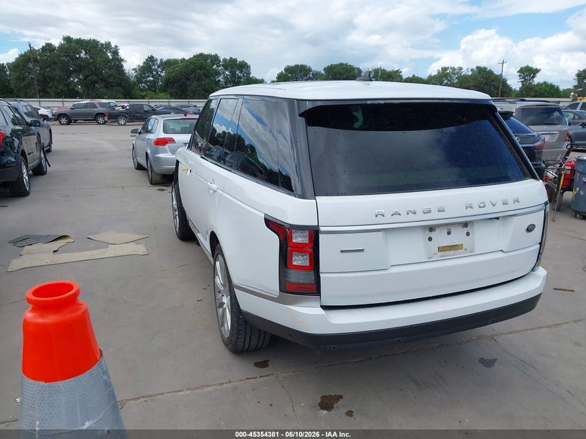 2016 Land rover RANGE ROVER VIN SALGS2EF1GA272474 IAAI salvage auction — LEFT FRONT, Original (Texas), sold $3,250 on 2026-07-28 (photo 3)