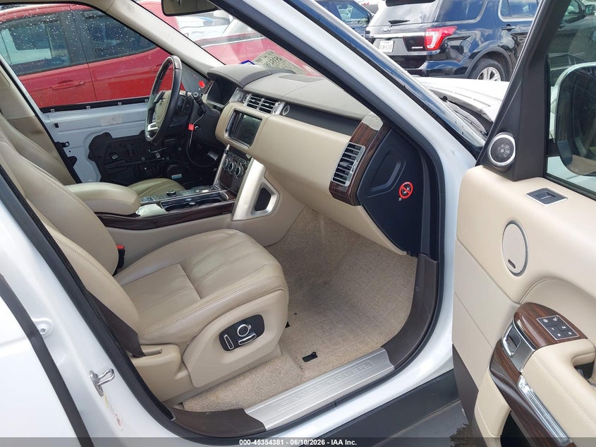 2016 Land rover RANGE ROVER VIN SALGS2EF1GA272474 IAAI salvage auction — LEFT FRONT, Original (Texas), sold $3,250 on 2026-07-28 (photo 5)