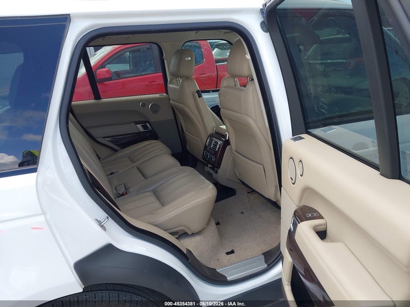 2016 Land rover RANGE ROVER VIN SALGS2EF1GA272474 IAAI salvage auction — LEFT FRONT, Original (Texas), sold $3,250 on 2026-07-28 (photo 8)