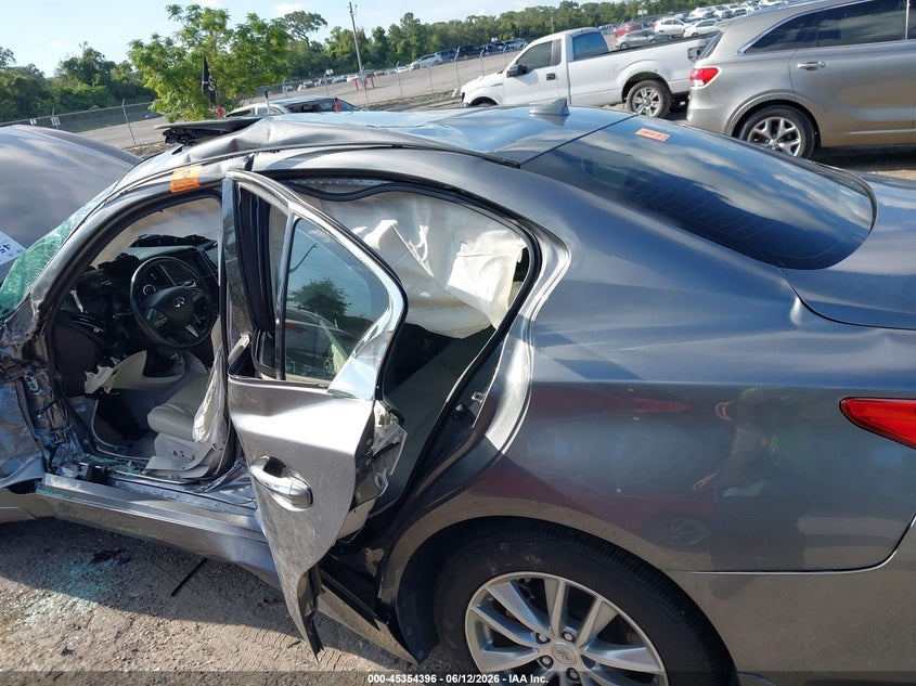 2017 Infiniti Q50 VIN JN1EV7APXHM733756 IAAI salvage auction — BIOHAZARD/CHEMICAL, Rebuildable (Florida), sold $450 on 2026-07-07 (photo 6)