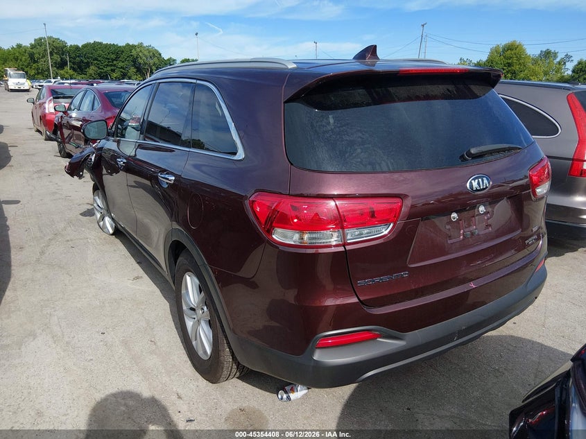 2018 Kia Sorento VIN 5XYPGDA32JG402155 IAAI salvage auction — LEFT FRONT, Salvage Title, sold $1,900 on 2026-07-28 (photo 3)