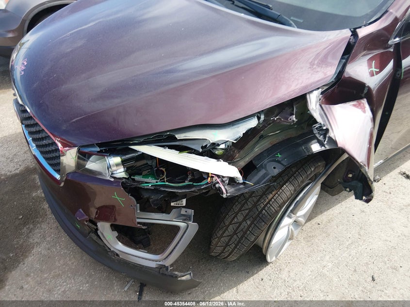2018 Kia Sorento VIN 5XYPGDA32JG402155 IAAI salvage auction — LEFT FRONT, Salvage Title, sold $1,900 on 2026-07-28 (photo 6)