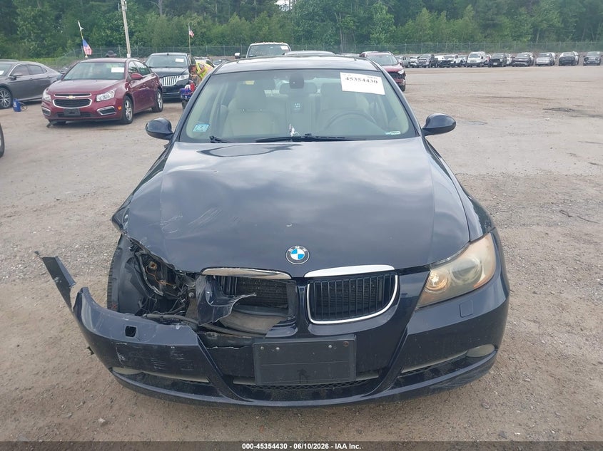 2006 BMW 3er VIN WBAVD13536KV12630 IAAI salvage auction — RIGHT FRONT, Salvage (Massachusetts), sold $475 on 2026-07-10 (photo 6)