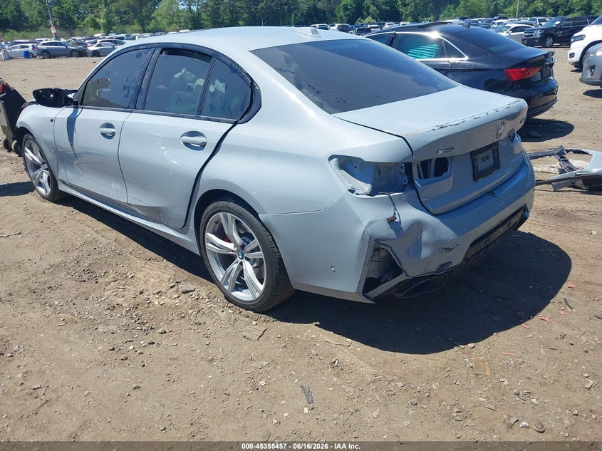 2026 BMW 3er VIN 3MW69FT05T8G10577 IAAI salvage auction — FRONT & REAR, Salvage Title, sold $21,025 on 2026-08-31 (photo 3)