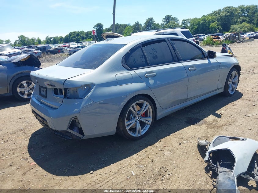 2026 BMW 3er VIN 3MW69FT05T8G10577 IAAI salvage auction — FRONT & REAR, Salvage Title, sold $21,025 on 2026-08-31 (photo 4)