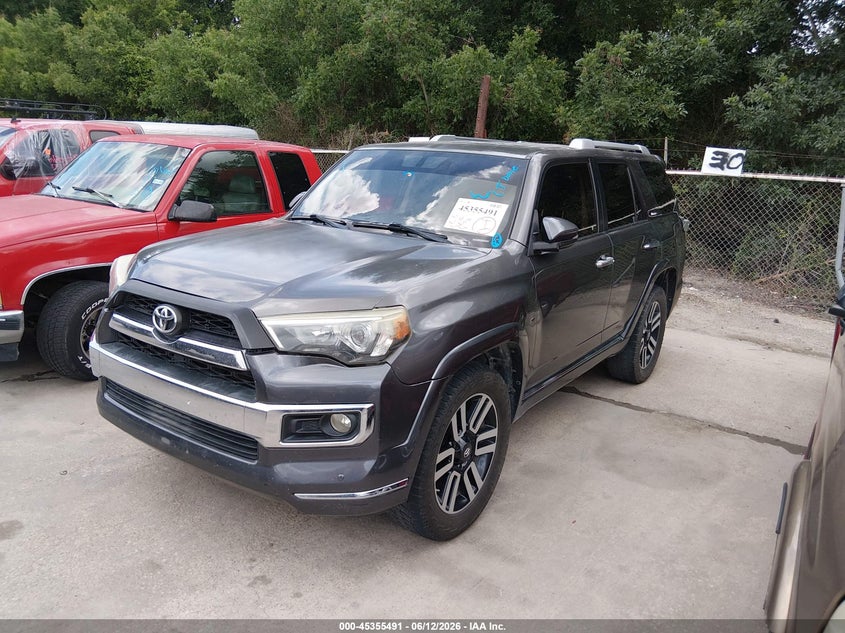 2017 Toyota 4runner VIN JTEBU5JR9H5409700 IAAI salvage auction — NORMAL WEAR, Original (Texas), sold $10,950 on 2026-07-13 (photo 2)