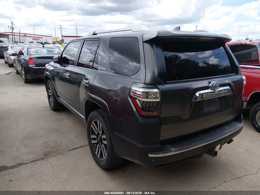 2017 Toyota 4runner VIN JTEBU5JR9H5409700 IAAI salvage auction — NORMAL WEAR, Original (Texas), sold $10,950 on 2026-07-13 (photo 3)