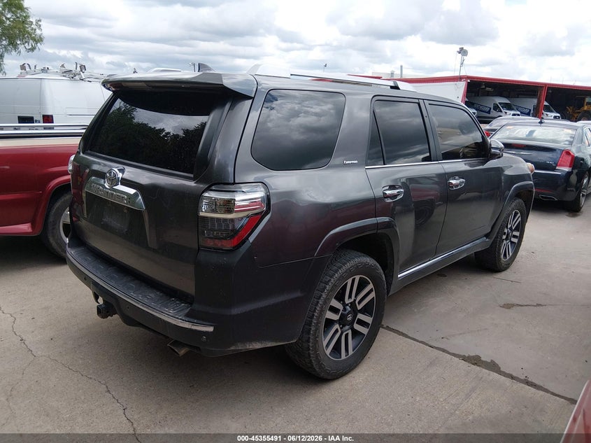 2017 Toyota 4runner VIN JTEBU5JR9H5409700 IAAI salvage auction — NORMAL WEAR, Original (Texas), sold $10,950 on 2026-07-13 (photo 4)