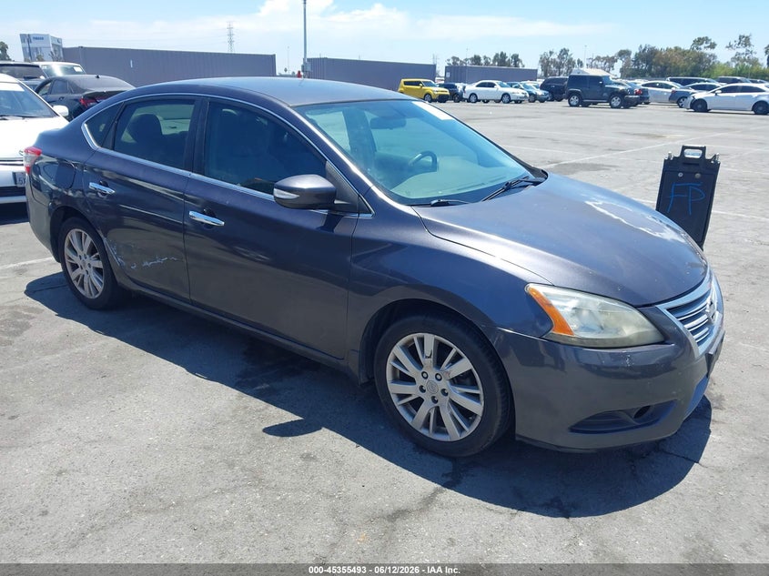 2013 Nissan Sentra VIN 3N1AB7AP6DL624707 IAAI salvage auction — REAR END, Salvage (California), sold $950 on 2026-07-09 (photo 1)