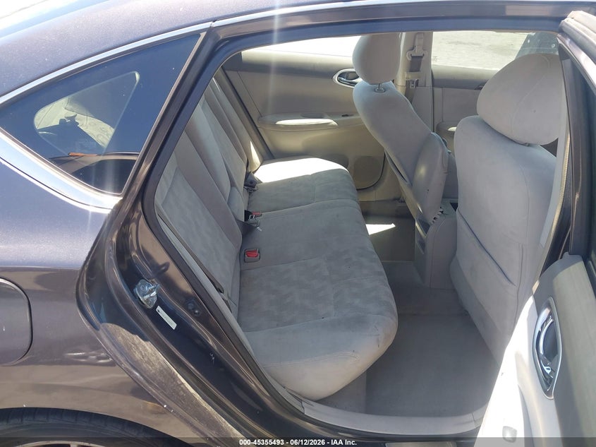 2013 Nissan Sentra VIN 3N1AB7AP6DL624707 IAAI salvage auction — REAR END, Salvage (California), sold $950 on 2026-07-09 (photo 8)