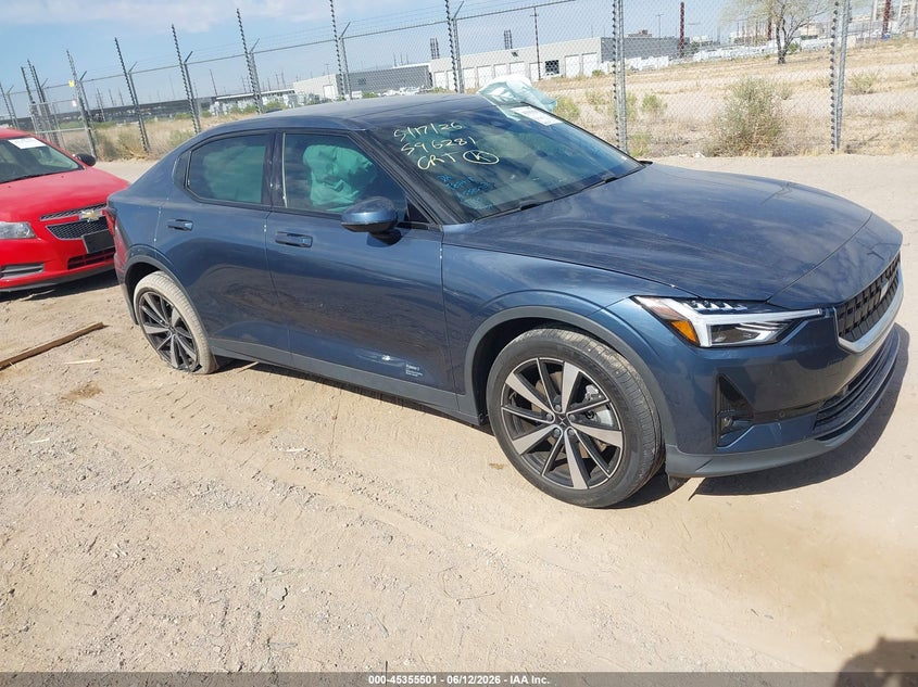 2022 Polestar 2 VIN LPSED3KA2NL081177 IAAI salvage auction — NORMAL WEAR, Clear (Arizona), sold $6,850 on 2026-07-16 (photo 1)