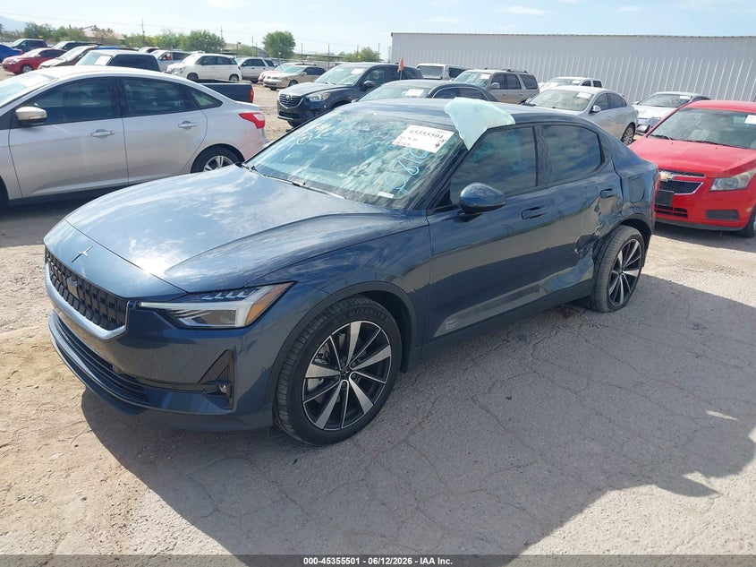 2022 Polestar 2 VIN LPSED3KA2NL081177 IAAI salvage auction — NORMAL WEAR, Clear (Arizona), sold $6,850 on 2026-07-16 (photo 2)