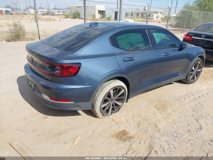 2022 Polestar 2 VIN LPSED3KA2NL081177 IAAI salvage auction — NORMAL WEAR, Clear (Arizona), sold $6,850 on 2026-07-16 (photo 4)
