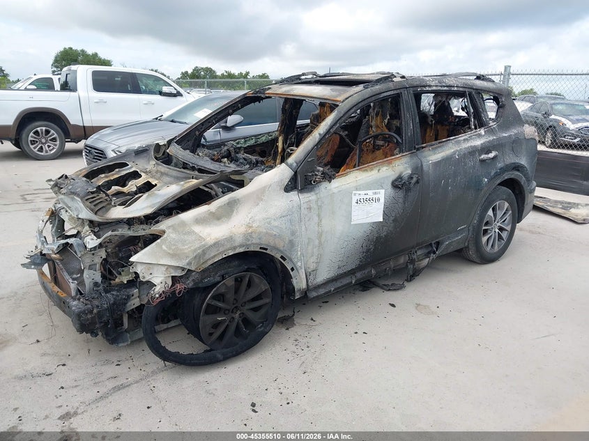 2018 Toyota Rav 4 VIN JTMRJREV1JD194416 IAAI salvage auction — TOTAL BURN, Non-Repairable (Texas), sold $250 on 2026-07-16 (photo 2)