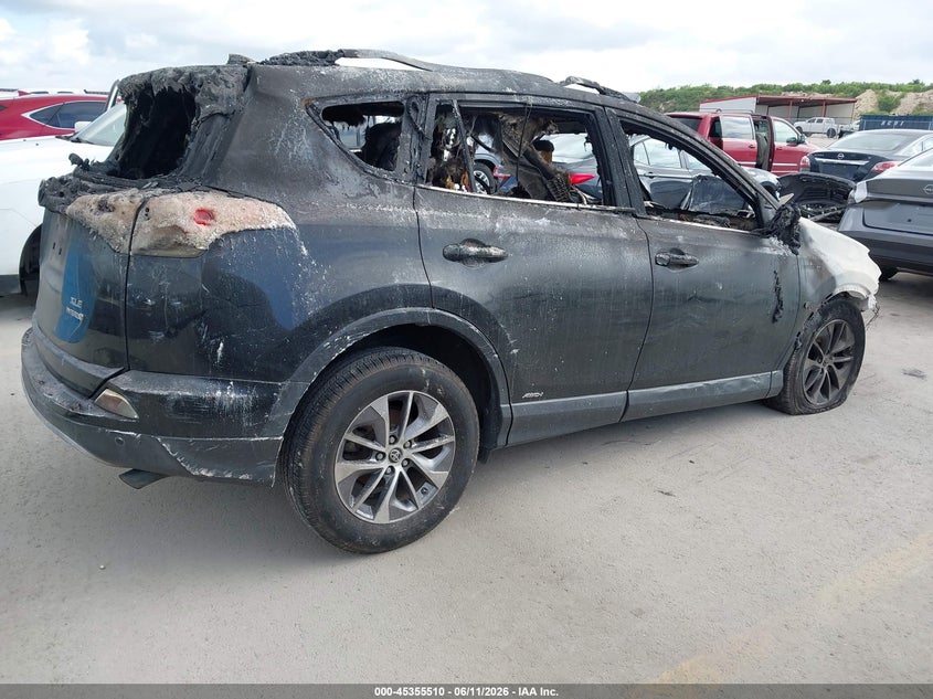 2018 Toyota Rav 4 VIN JTMRJREV1JD194416 IAAI salvage auction — TOTAL BURN, Non-Repairable (Texas), sold $250 on 2026-07-16 (photo 4)