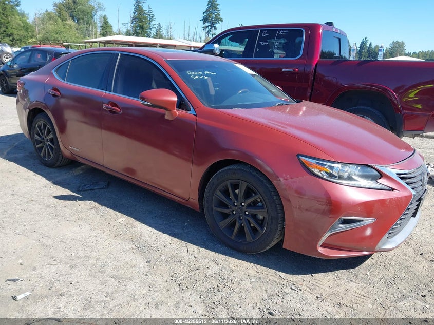 2017 Lexus ES VIN JTHBW1GG8H2142238 IAAI salvage auction — LEFT FRONT, Bill Of Sale (Washington), sold $3,100 on 2026-07-08 (photo 1)
