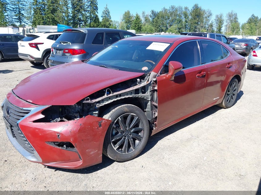 2017 Lexus ES VIN JTHBW1GG8H2142238 IAAI salvage auction — LEFT FRONT, Bill Of Sale (Washington), sold $3,100 on 2026-07-08 (photo 2)