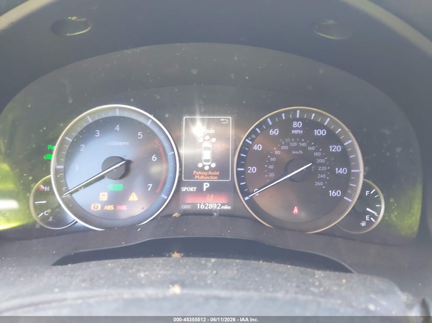 2017 Lexus ES VIN JTHBW1GG8H2142238 IAAI salvage auction — LEFT FRONT, Bill Of Sale (Washington), sold $3,100 on 2026-07-08 (photo 7)