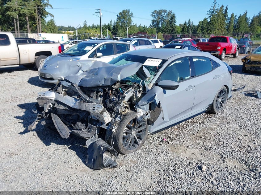 2021 Honda Civic VIN SHHFK7H48MU408336 IAAI salvage auction — FRONT END, Bill Of Sale (Washington), sold $1,875 on 2026-07-15 (photo 2)