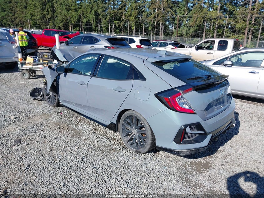 2021 Honda Civic VIN SHHFK7H48MU408336 IAAI salvage auction — FRONT END, Bill Of Sale (Washington), sold $1,875 on 2026-07-15 (photo 3)