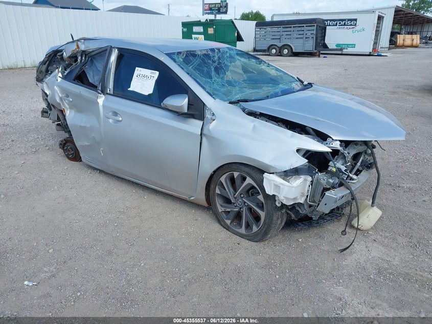 2017 Toyota Corolla VIN JTNKARJE5HJ545276 IAAI salvage auction — ALL OVER, Salvage (Texas), sold $600 on 2026-07-15 (photo 1)