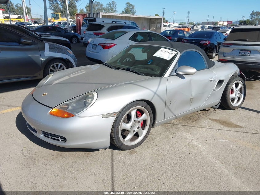 2000 Porsche Boxster VIN WP0CB2981YU664436 IAAI salvage auction — LEFT REAR, Salvage (California), sold $1,800 on 2026-07-29 (photo 2)