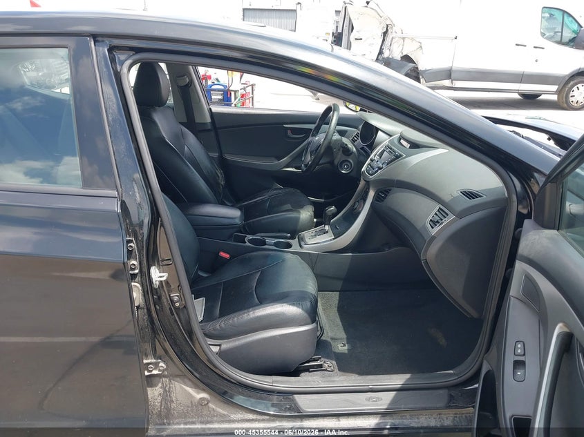 2013 Hyundai Elantra VIN KMHDH4AE5DU661688 IAAI salvage auction — FRONT END, Clear (Indiana), sold $425 on 2026-07-24 (photo 5)