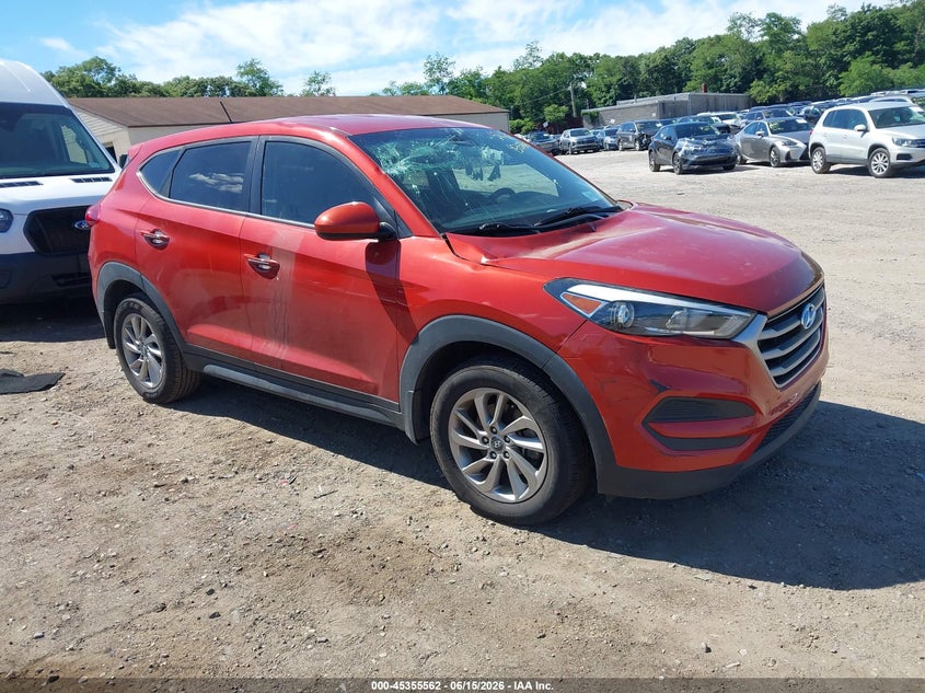2017 Hyundai Tucson VIN KM8J23A40HU341612 IAAI salvage auction — FRONT END, Mv-907A (New York), sold $1,500 on 2026-07-28 (photo 1)