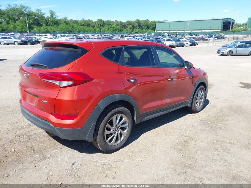 2017 Hyundai Tucson VIN KM8J23A40HU341612 IAAI salvage auction — FRONT END, Mv-907A (New York), sold $1,500 on 2026-07-28 (photo 4)