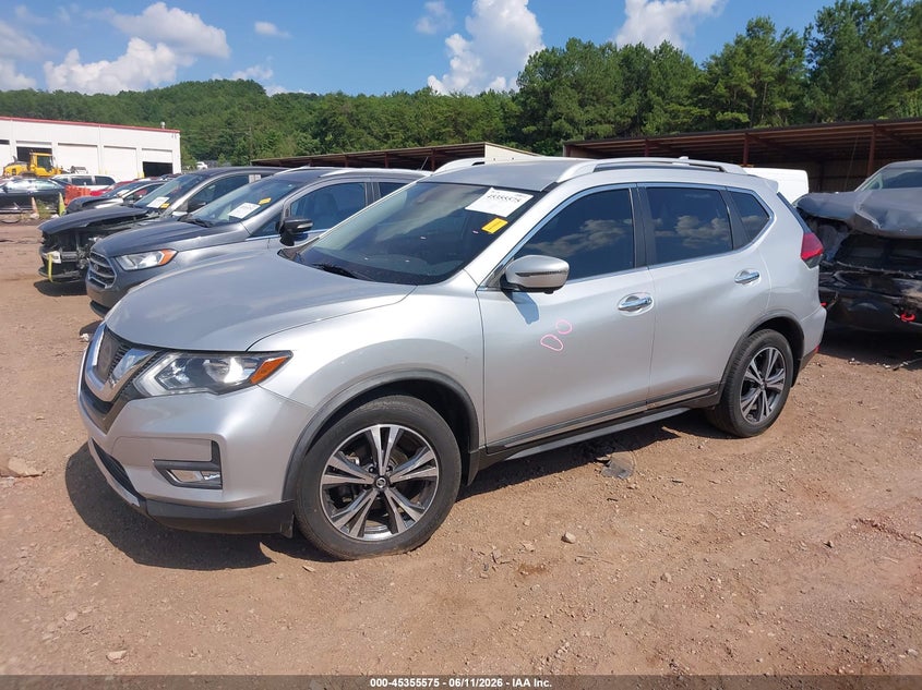 2017 Nissan Rogue VIN JN8AT2MT0HW407860 IAAI salvage auction — FRONT END, Salvage (Alabama), sold $2,125 on 2026-07-08 (photo 2)
