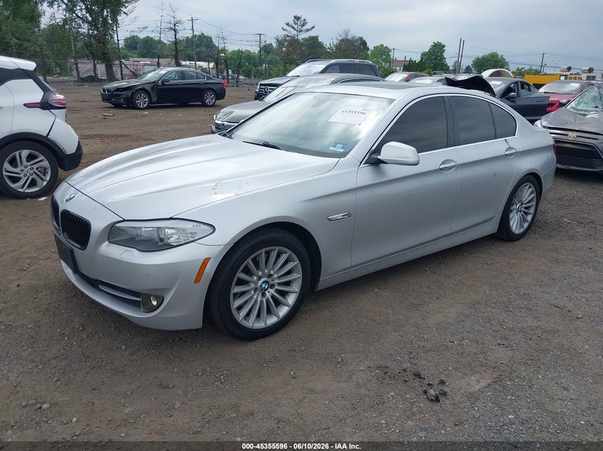 2013 BMW 5 series VIN WBAFU7C53DDU71005 IAAI salvage auction — NORMAL WEAR, Clear (New Jersey), sold $800 on 2026-07-20 (photo 2)