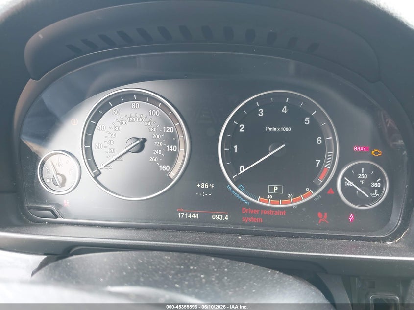2013 BMW 5 series VIN WBAFU7C53DDU71005 IAAI salvage auction — NORMAL WEAR, Clear (New Jersey), sold $800 on 2026-07-20 (photo 7)