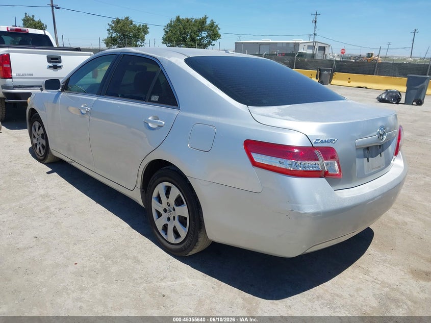 2010 Toyota Camry VIN JTNBF3EK5A3004480 IAAI salvage auction — NORMAL WEAR, Clear - Dealer Only (California), sold $1,300 on 2026-07-16 (photo 3)