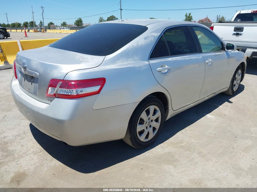 2010 Toyota Camry VIN JTNBF3EK5A3004480 IAAI salvage auction — NORMAL WEAR, Clear - Dealer Only (California), sold $1,300 on 2026-07-16 (photo 4)