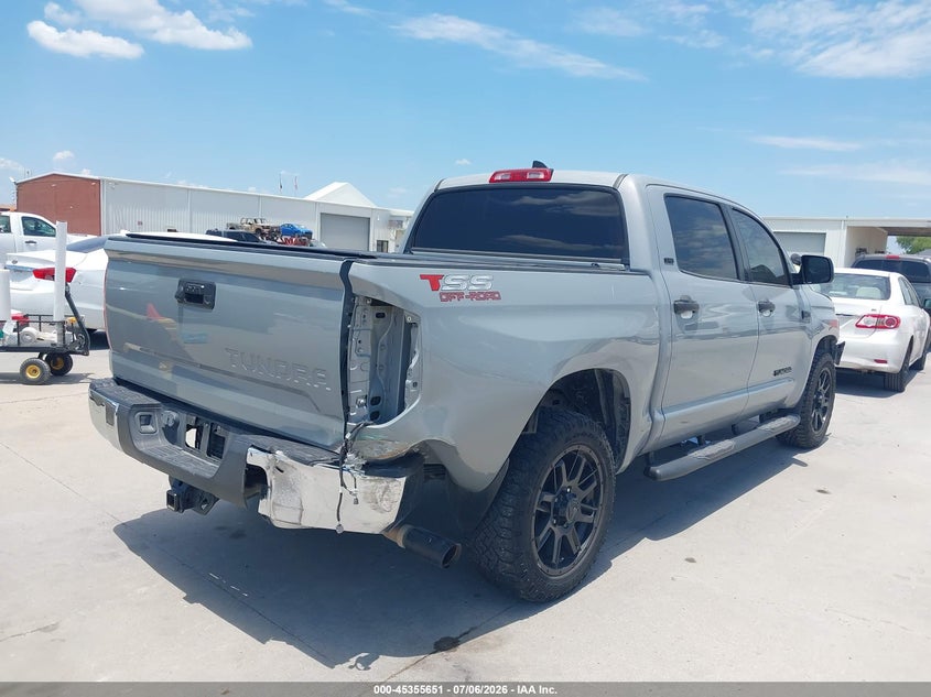 2021 Toyota Tundra VIN 5TFEY5F11MX300039 IAAI salvage auction — FRONT & REAR, Salvage (Texas), sold $13,300 on 2026-07-22 (photo 4)
