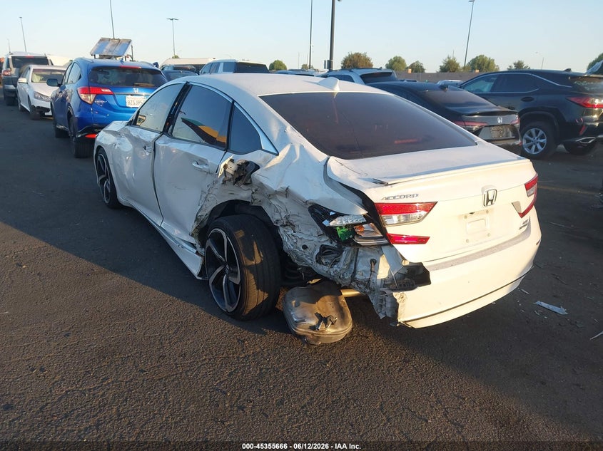 2019 Honda Accord VIN 1HGCV2F33KA008314 IAAI salvage auction — SIDE, Salvage Title, sold $4,575 on 2026-07-31 (photo 3)