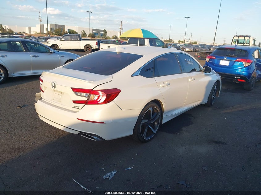 2019 Honda Accord VIN 1HGCV2F33KA008314 IAAI salvage auction — SIDE, Salvage Title, sold $4,575 on 2026-07-31 (photo 4)