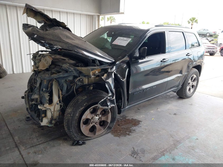 2018 Jeep Grand cherokee VIN 1C4RJFAG9JC476766 IAAI salvage auction — FRONT END, Salvage Title, sold $1,300 on 2026-07-11 (photo 2)