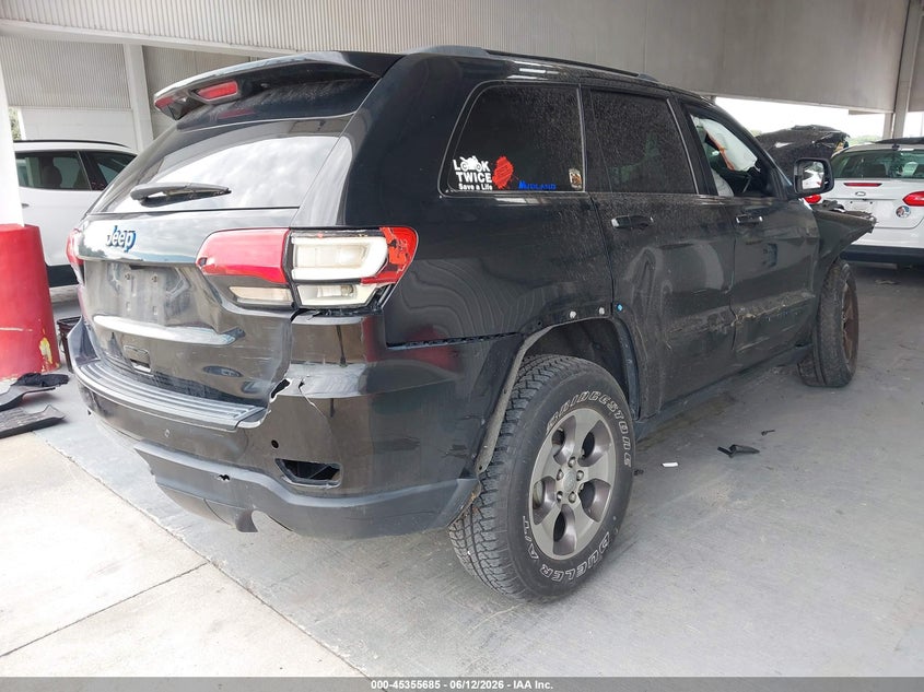 2018 Jeep Grand cherokee VIN 1C4RJFAG9JC476766 IAAI salvage auction — FRONT END, Salvage Title, sold $1,300 on 2026-07-11 (photo 4)