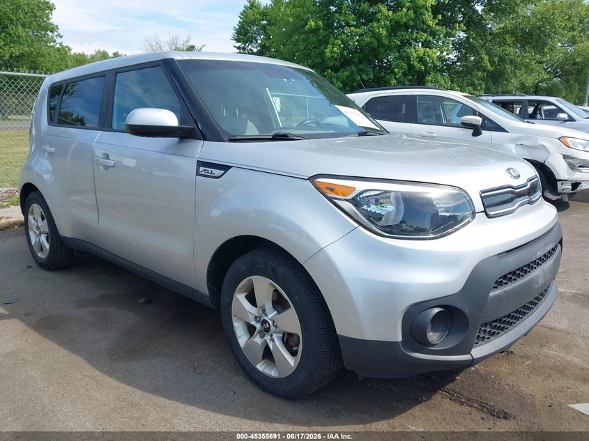 2019 Kia Soul VIN KNDJN2A21K7699375 IAAI salvage auction — ENGINE DAMAGE, Salvage (Idaho), sold $225 on 2026-07-07 (photo 1)