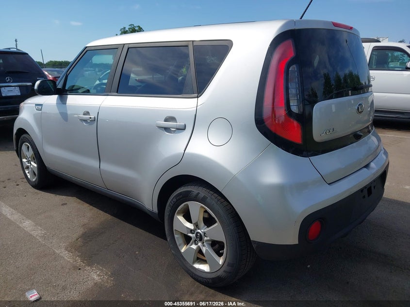 2019 Kia Soul VIN KNDJN2A21K7699375 IAAI salvage auction — ENGINE DAMAGE, Salvage (Idaho), sold $225 on 2026-07-07 (photo 3)