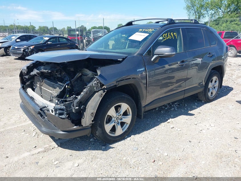 2019 Toyota Rav 4 VIN JTMMWRFV2KD034766 IAAI salvage auction — LEFT FRONT, Clear (Michigan), sold $7,900 on 2026-07-30 (photo 2)