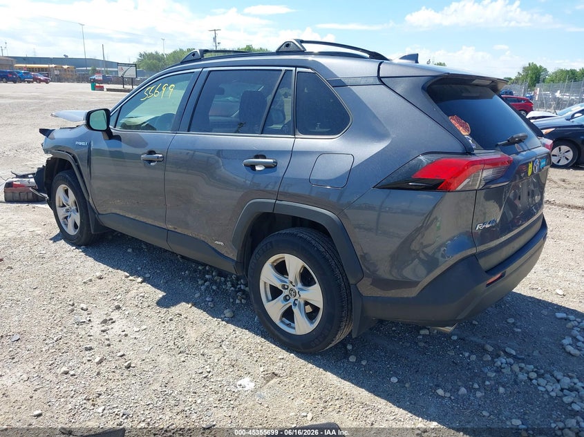 2019 Toyota Rav 4 VIN JTMMWRFV2KD034766 IAAI salvage auction — LEFT FRONT, Clear (Michigan), sold $7,900 on 2026-07-30 (photo 3)