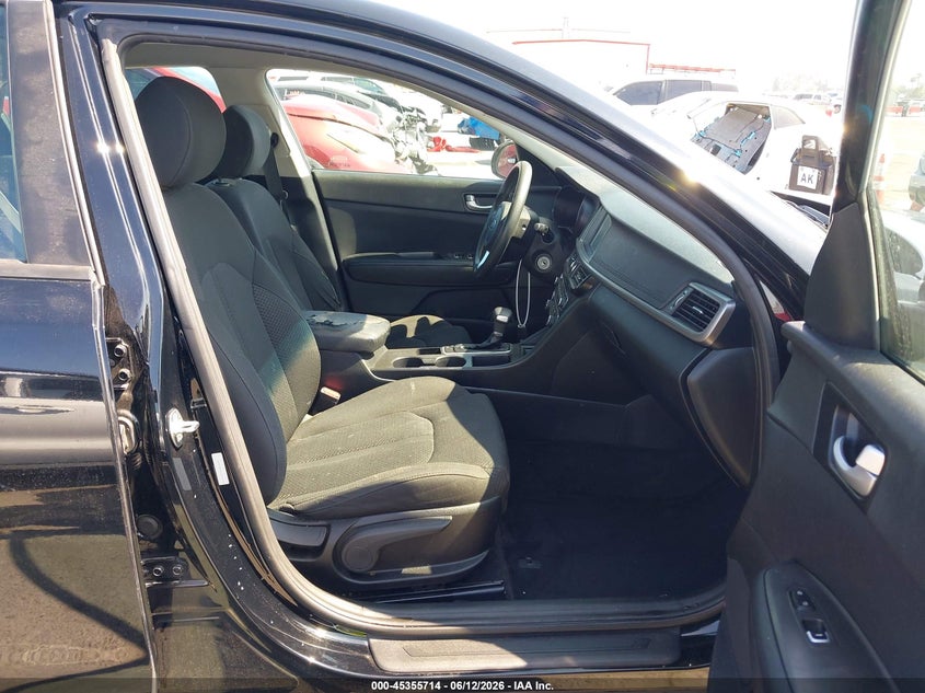 2018 Kia Optima VIN 5XXGT4L33JG272030 IAAI salvage auction — FRONT END, Salvage Title, sold $25 on 2026-07-30 (photo 5)