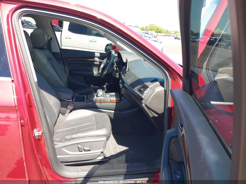 2018 Audi Q5 VIN WA1BNAFY7J2211273 IAAI salvage auction — FRONT END, Salvage (Oregon), sold $8,200 on 2026-07-30 (photo 5)
