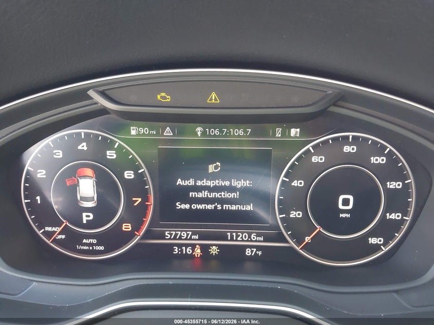 2018 Audi Q5 VIN WA1BNAFY7J2211273 IAAI salvage auction — FRONT END, Salvage (Oregon), sold $8,200 on 2026-07-30 (photo 7)