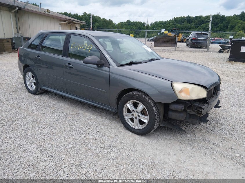 2005 Chevrolet Malibu VIN 1G1ZT62885F308051 IAAI salvage auction — FRONT & REAR, Salvage (Kentucky), sold $250 on 2026-07-09 (photo 1)