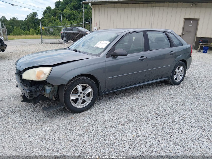 2005 Chevrolet Malibu VIN 1G1ZT62885F308051 IAAI salvage auction — FRONT & REAR, Salvage (Kentucky), sold $250 on 2026-07-09 (photo 2)