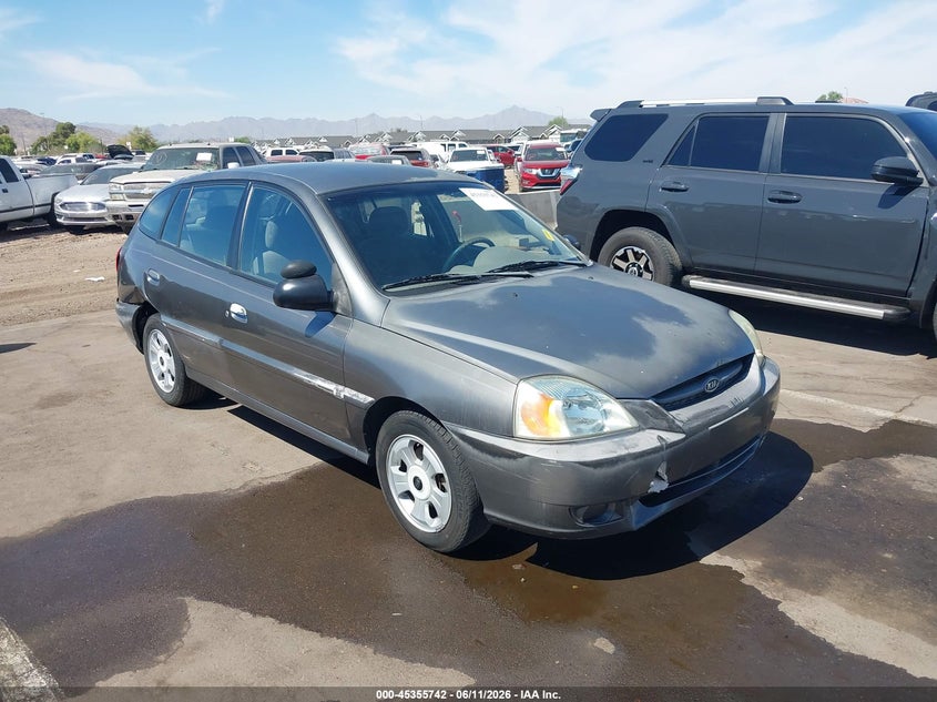 2004 Kia Rio VIN KNADC165746211343 IAAI salvage auction — RIGHT REAR, Salvage (Arizona), sold $250 on 2026-07-07 (photo 1)